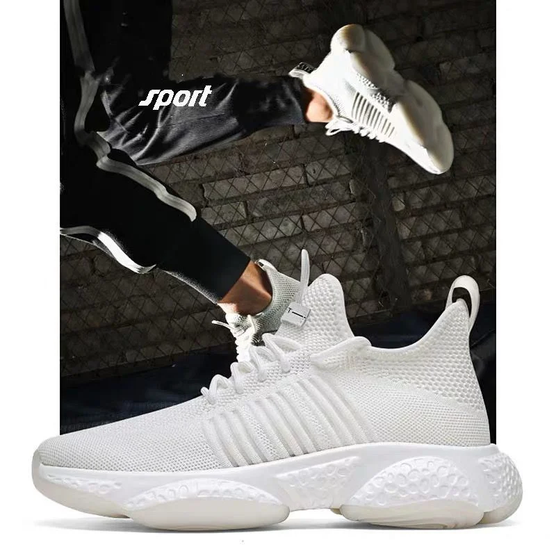 Fashion Men Casual Shoes Lace-up Breathable Mesh Sport Running Shoes Fashion Sneakers Esg13937