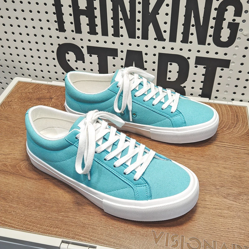 Suede Leather Skateboard Shoes Wholesale Customized Logo Canvas Shoes