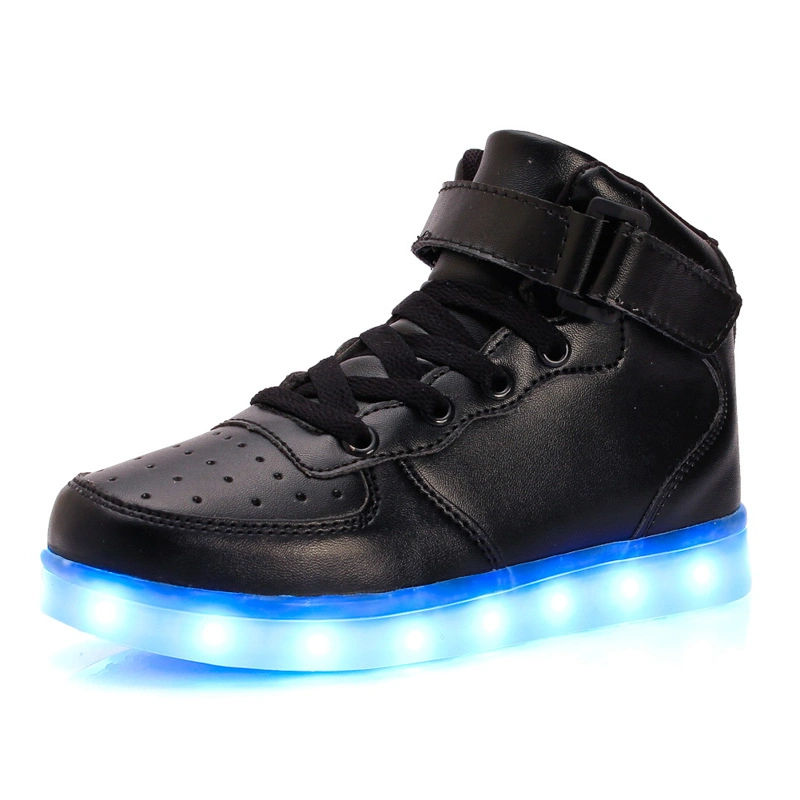 Customized Non-Slip Outsole Children LED Running Walking Kids Shoes