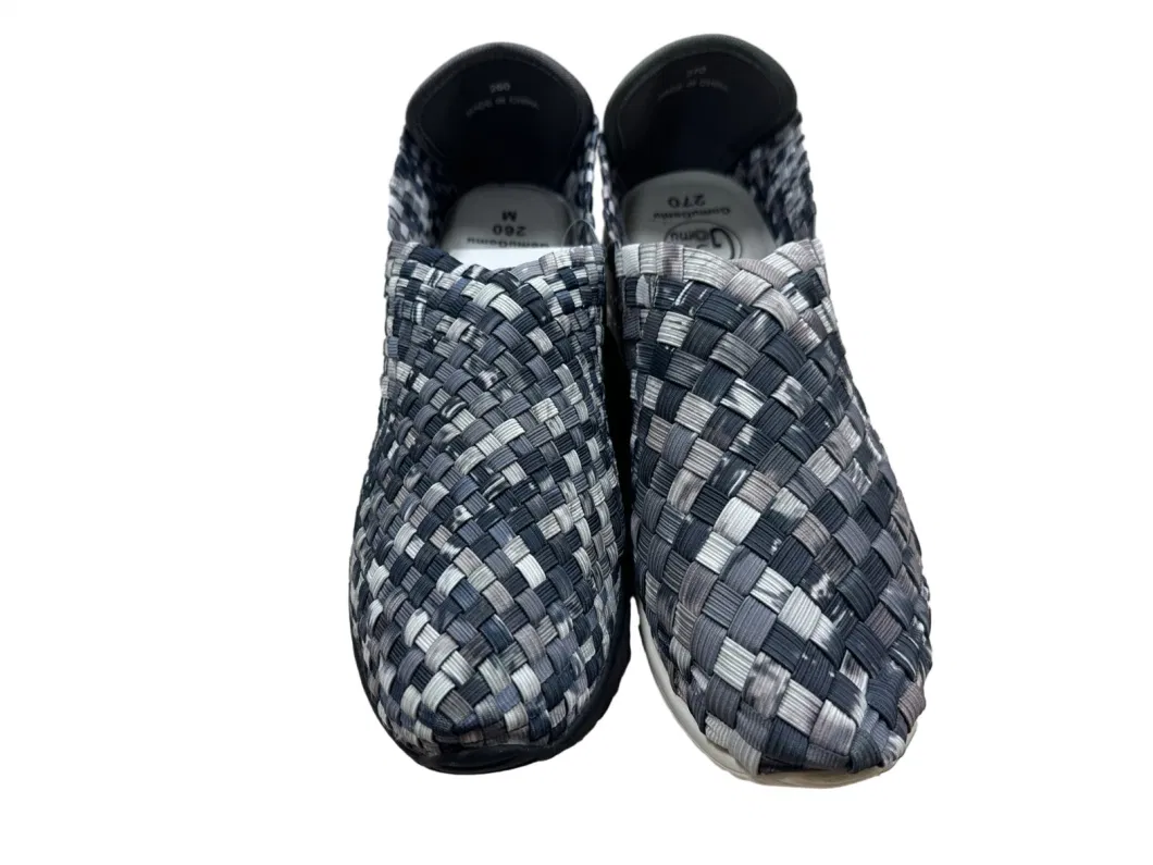 Flexible Travel Walking Casual Shoes Handmade Woven Shoes for Man