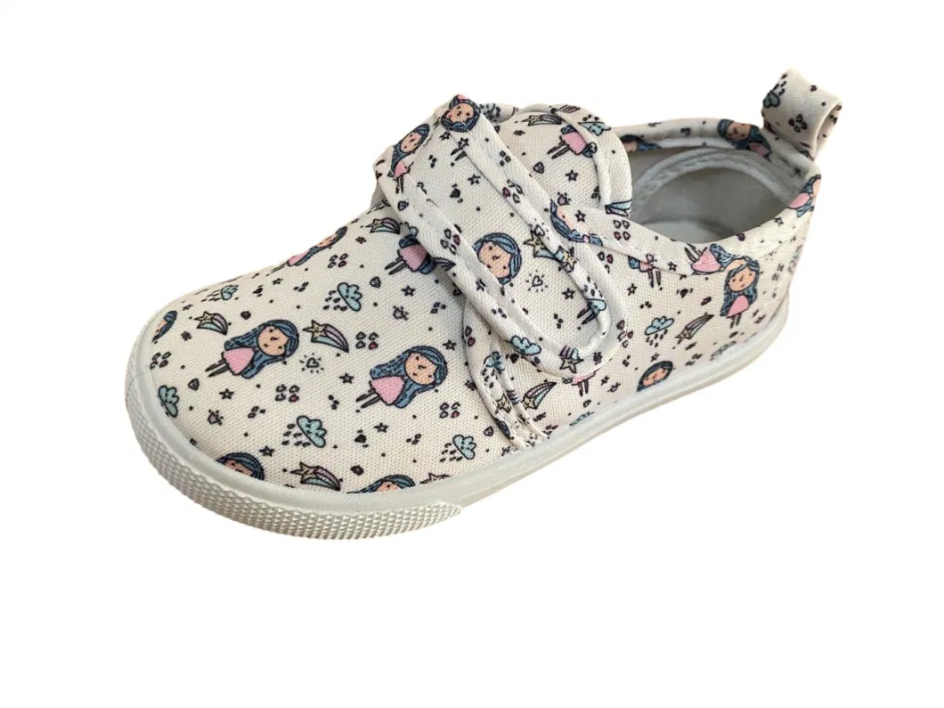 Fabric Girls Prints Upper Kids Casual Shoes Kids Footwear Kids Canvas Prints Shoes