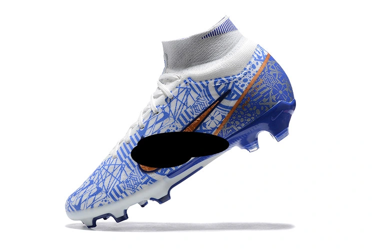 Nk Assassin 15th Generation High Top Bonded Pack Full Air Cushion Waterproof Knitted Fg Soccer Boots Cleats Air Zoom Mercurial Superfly IX Elite Football Shoes