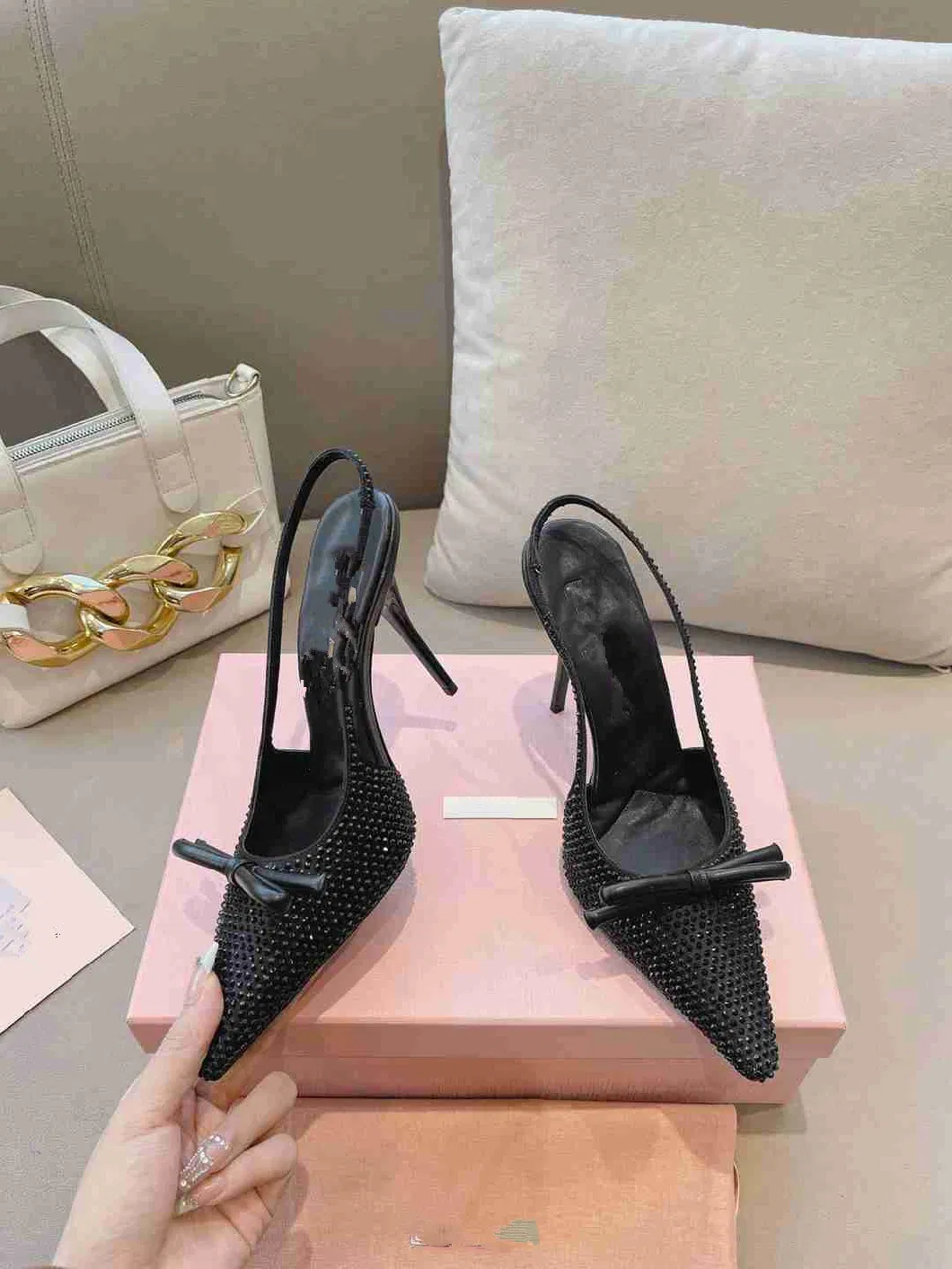 Fashion Women Shiny Patent Leather High Heeled Straps Ladies Normal Shoes