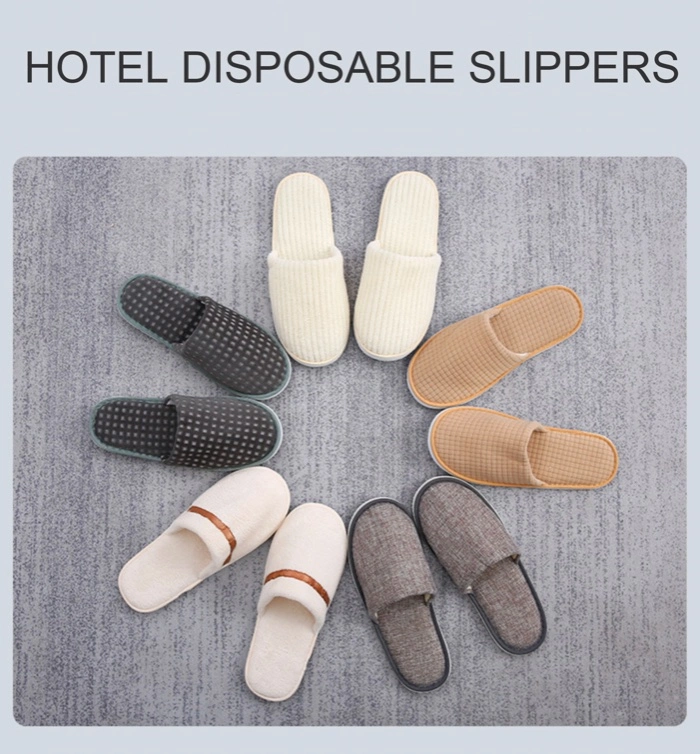 Hot Sale! Hotel Slippers / Adult and Kids EVA / Woven Hotel Slippers