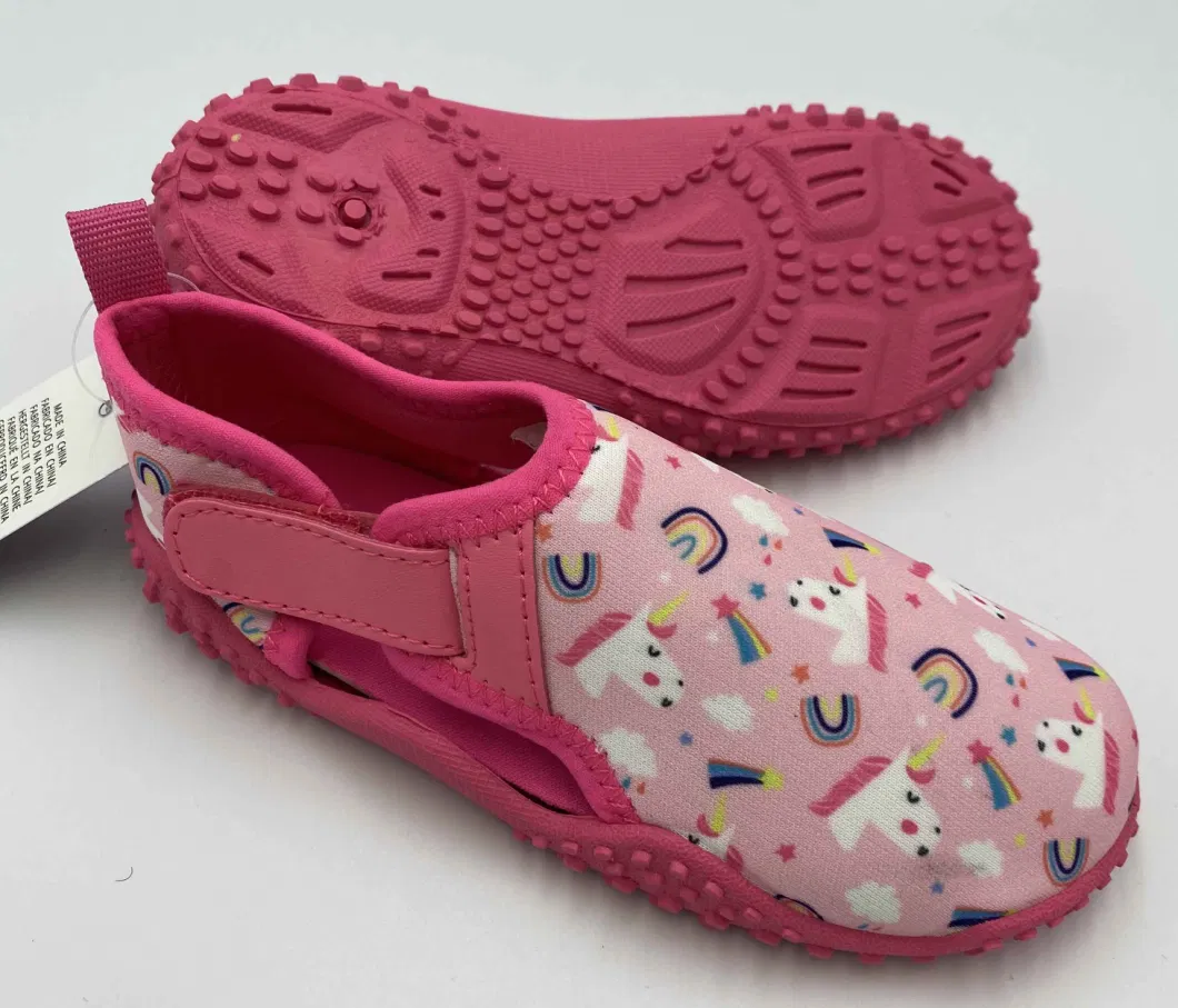 Hot Sale Outdoor Children Quick-Dry Breathable Non-Slip Water Sports Beach Shoes for Children