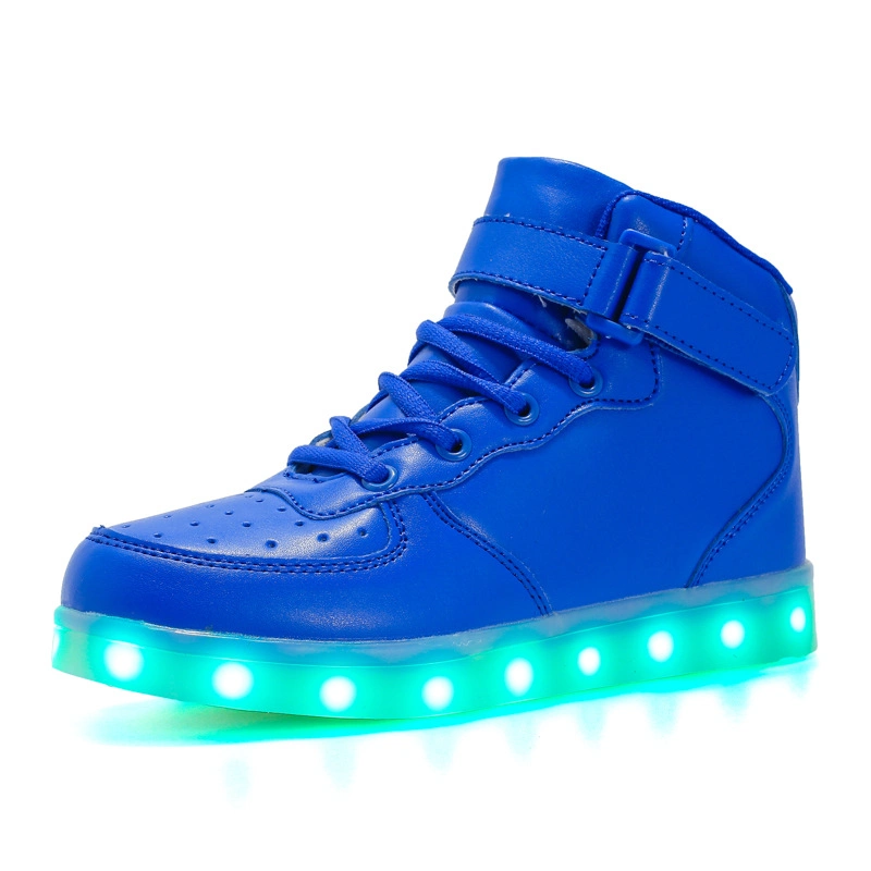 Customized Non-Slip Outsole Children LED Running Walking Kids Shoes