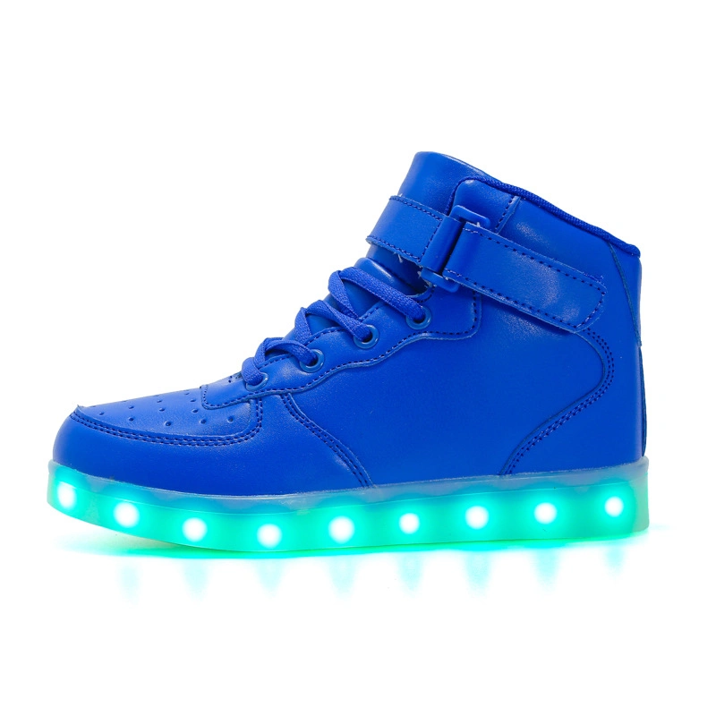 Customized Non-Slip Outsole Children LED Running Walking Kids Shoes