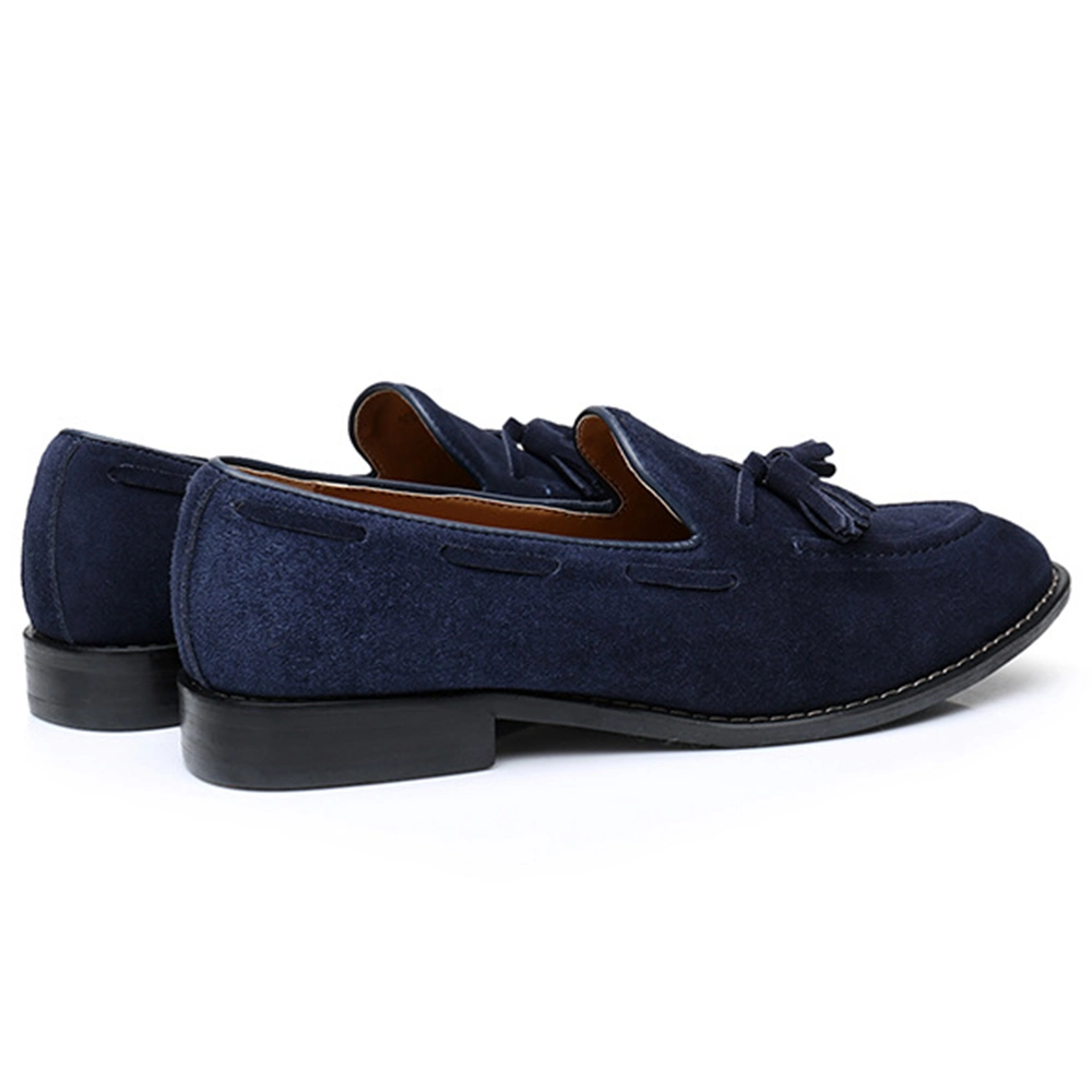 Summer Walk Suede Cow Leather Slip on Casual Moccasin Gommino Dress Shoes Men Penny Brown Tassels Loafers