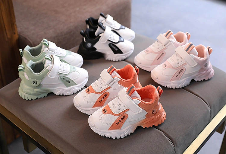 Autumn and Winter New Children&prime;s Sports Shoes Fashion Breathable Casual Shoes