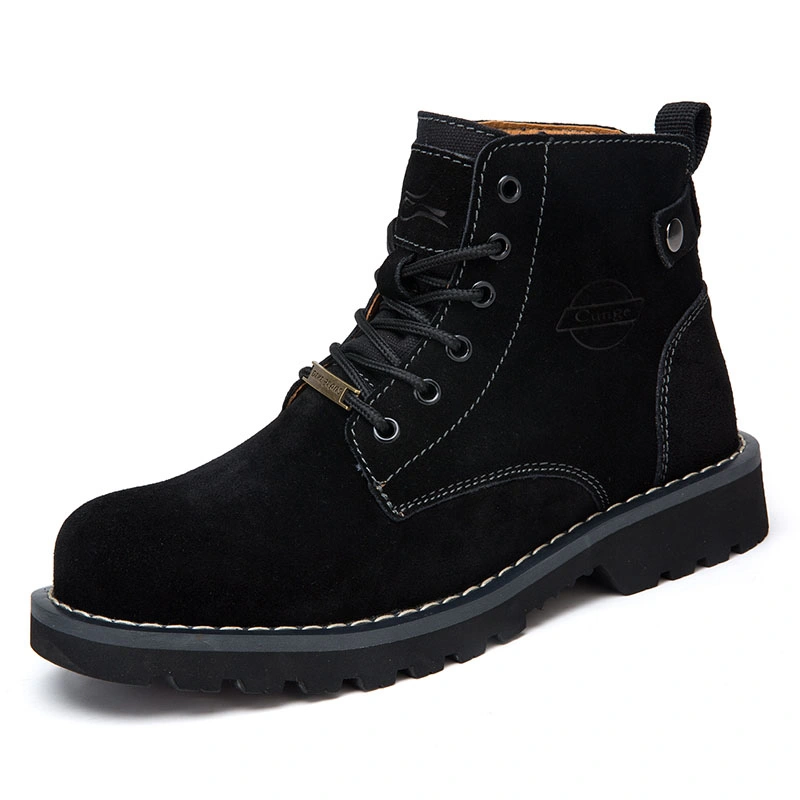 Men Winter Casual Martin Boots British Shoes Men Lace up Retro Boots