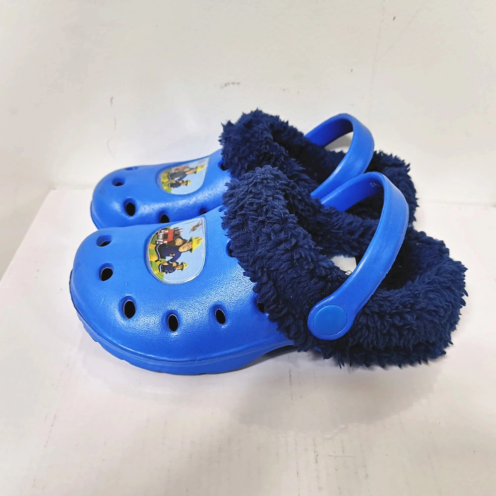 Children Kids Boys Mules Warm Clogs Winter Crock Cartoon Sandals Garden Slippers Cave Hole Baby Shoes for Boy