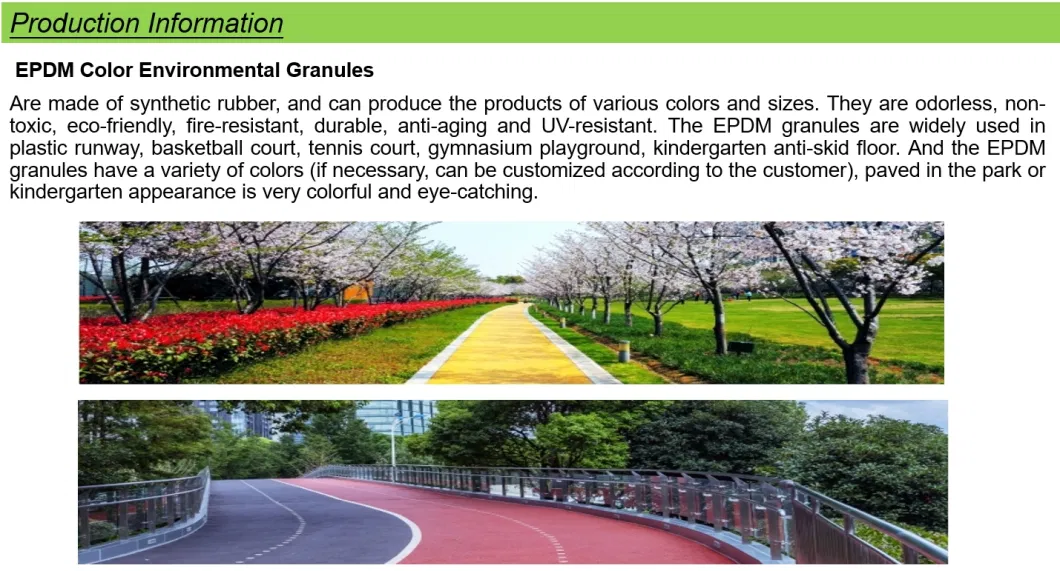 Hot Sale Colorful EPDM Synthetic Rubber Running Track/Athletic Running Track/Flooring