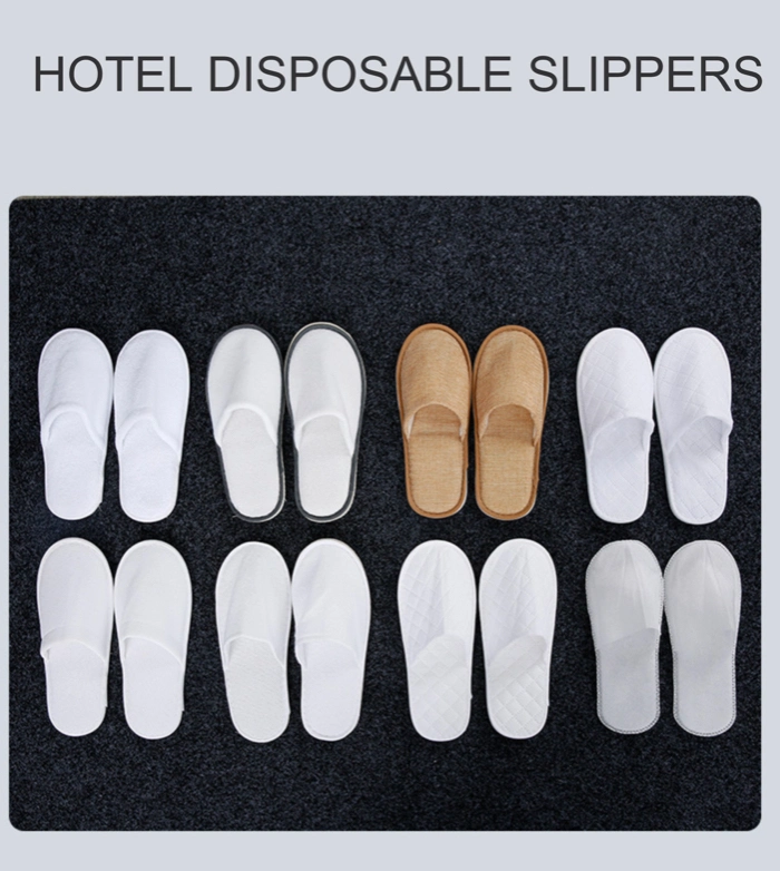 Disposable Velour Indoor Guestroom Guesthouse Hotel Slipper