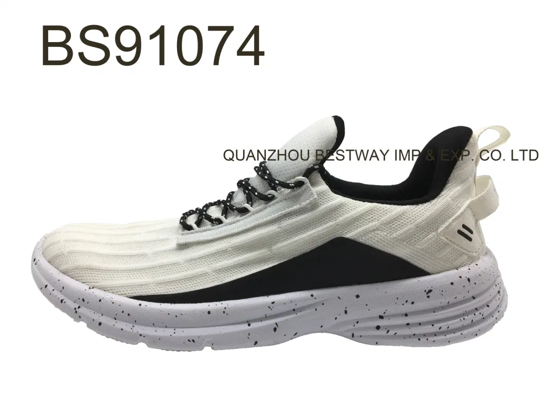 Newest Breathable Knitting Upper MD Sole Comfortable Running Shoes