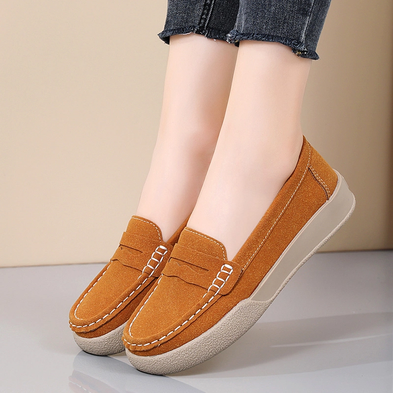 Dignified Cozy Casual Shoes Women Fashion Shoe Flats Platform Shoes Woman Dress Loafers