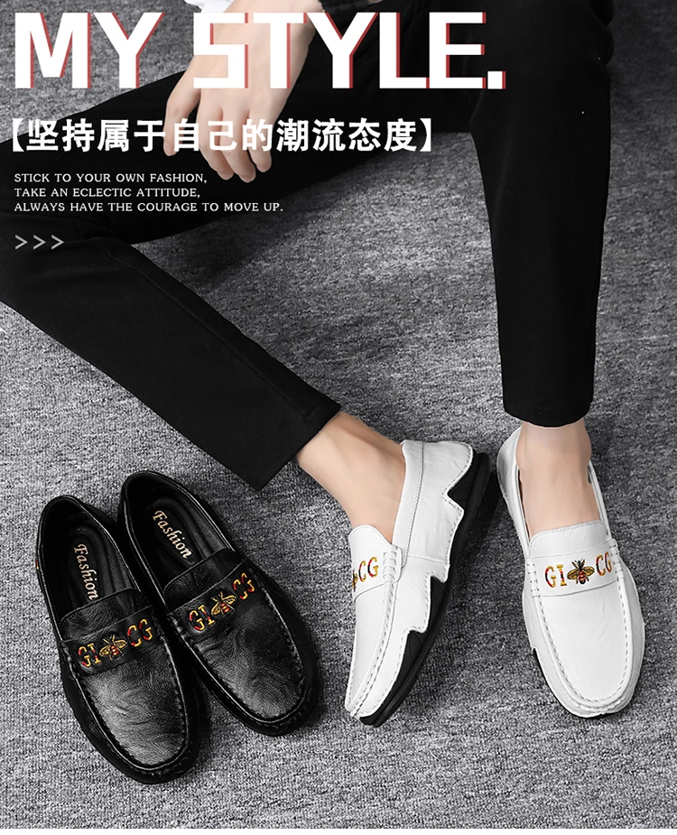 Zonxuanmen Casual Shoes Fashion Men Shoe Handmade Suede Genuine Leather Mens Loafers Moccasins Slip on Men&prime;s Flats Male Driving Shoes