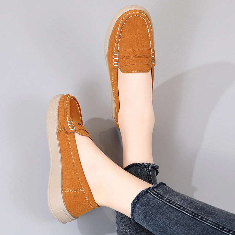 Dignified Cozy Casual Shoes Women Fashion Shoe Flats Platform Shoes Woman Dress Loafers