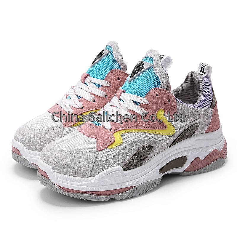 Latest Design Suede Rubber Sole Women Sneakers Sports Shoes