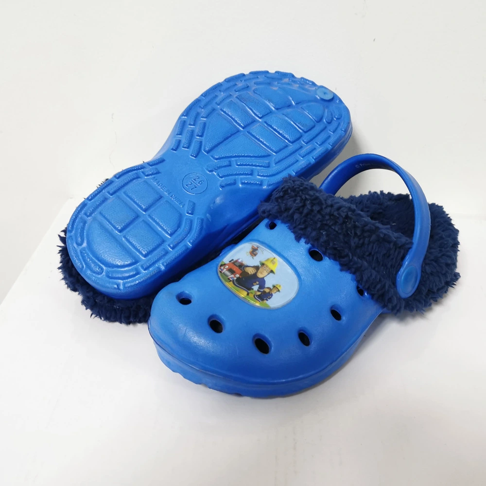 Children Kids Boys Mules Warm Clogs Winter Crock Cartoon Sandals Garden Slippers Cave Hole Baby Shoes for Boy