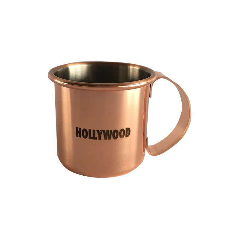 Martini 12 Oz16oz Moscow Mule Stainless Steel Copper Mug with Handle