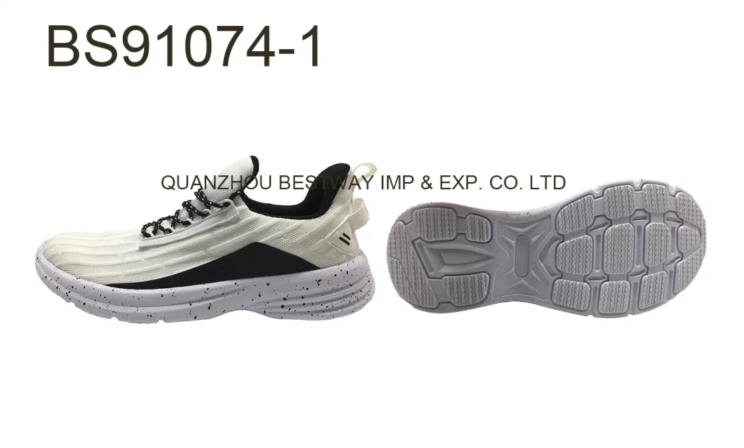 Newest Breathable Knitting Upper MD Sole Comfortable Running Shoes