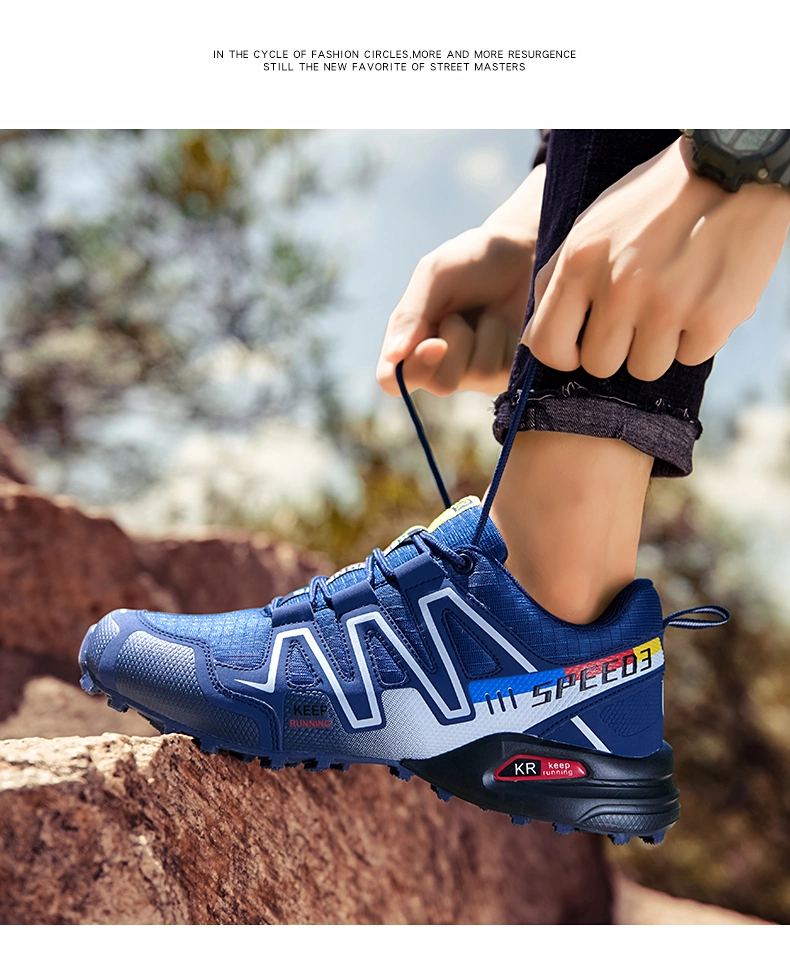 High Quality Climbing Mountain Waterproof Trekking Sports Walking Hiking Shoes for Men