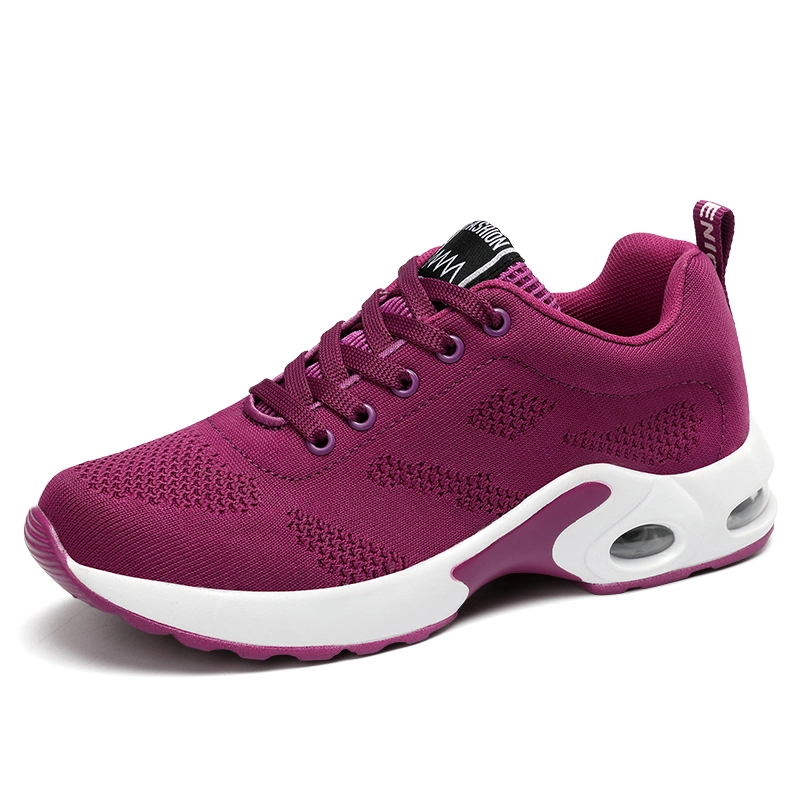 Women Sneaker Mesh Running Shoes Ladies Walking Dancing Sports Shoes Outdoor Air Cushion Breathable Footwear Lace up Sneakers