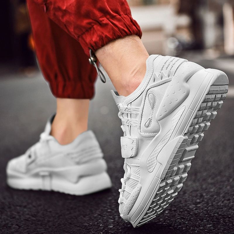 Men and Women Trend Breathable Shoes New Chunky Sneakers Jogging Lace-up Shoes Casual Fashion Shoes Platform Sports Shoes