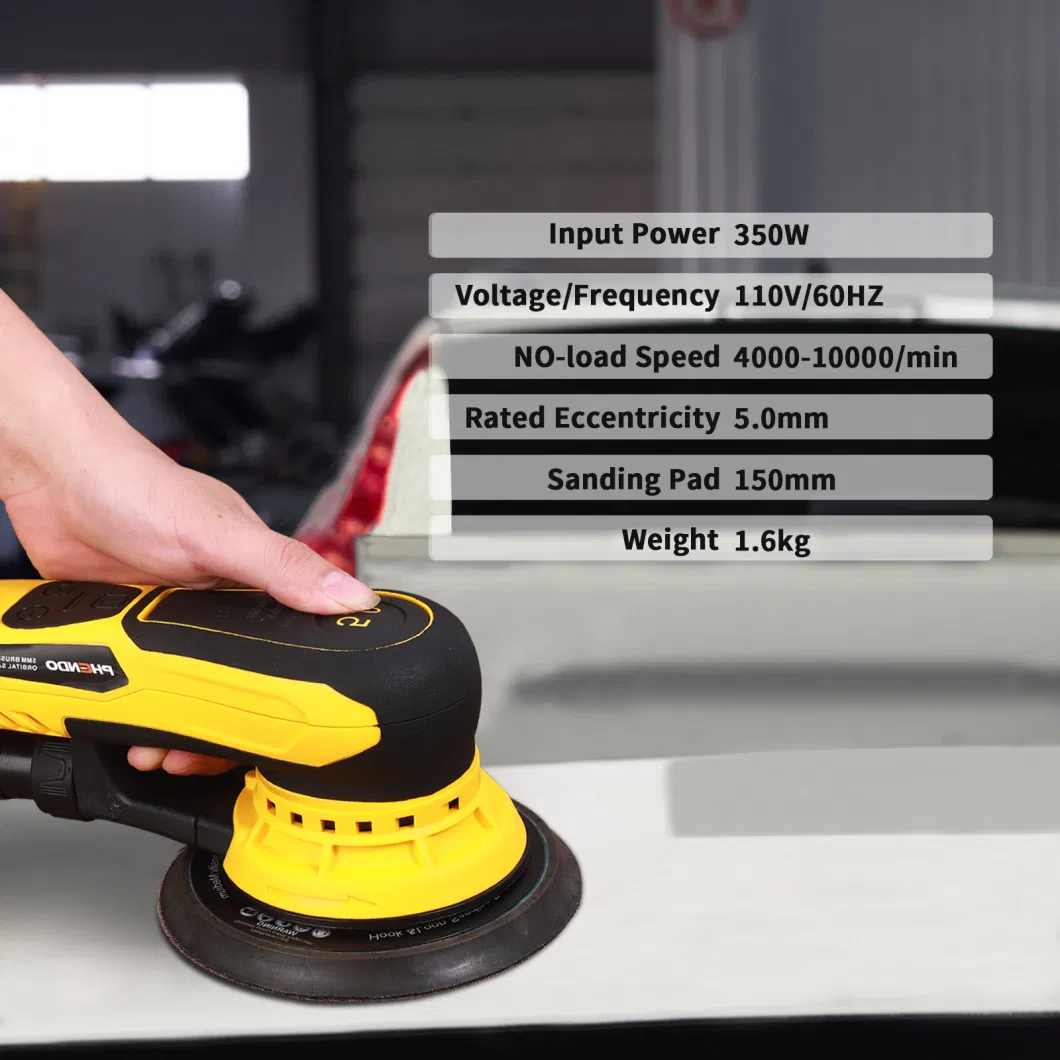 Hyvst Brushless Motor Random Orbital Sander