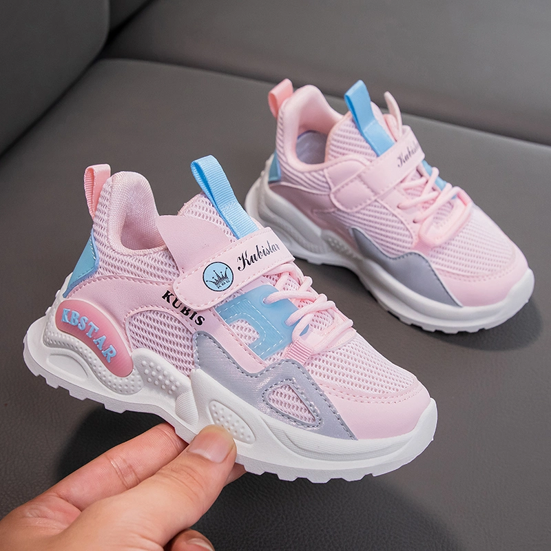 Children Ready Ship Fabric Upper Girl Fashion Casual Sneakers Shoe