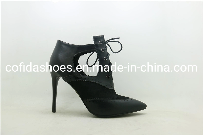 Sexy Fashion High Heels Imitation Leather Lady Dress Shoes