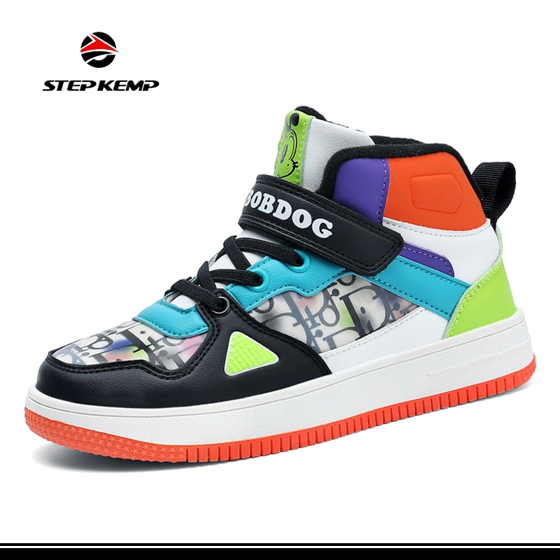 Customized High-Top Hiking Comfort Shoes for Boys and Girls Ex-24s4205