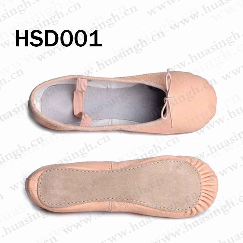 Zh, Wholesale Professional Dance Shoes Used by Dance Academies Unisex Nude Color Shape Gymnastics Yoga Ballet Shoes for Bady/Children Hsd001