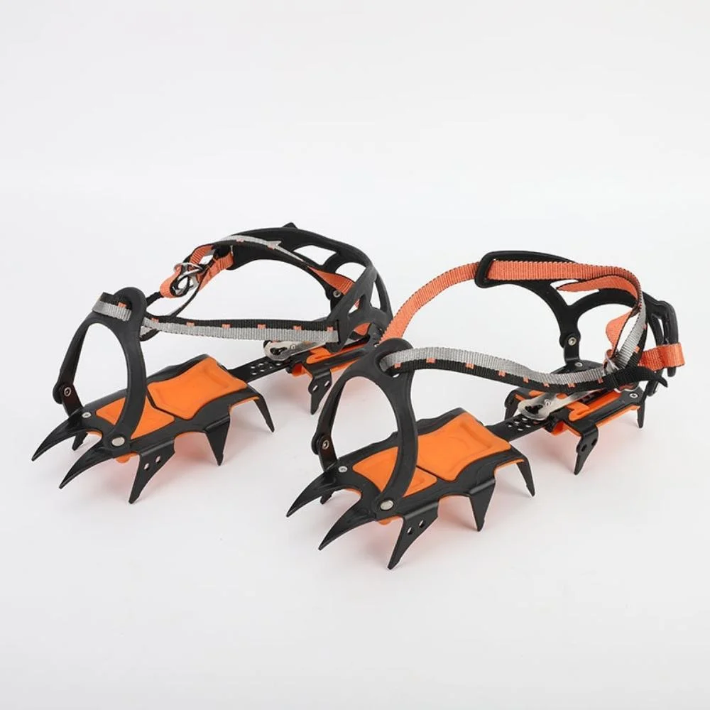 Mountaineering Steel Ice Grippers Crampon Traction Travel Gear Ci20078