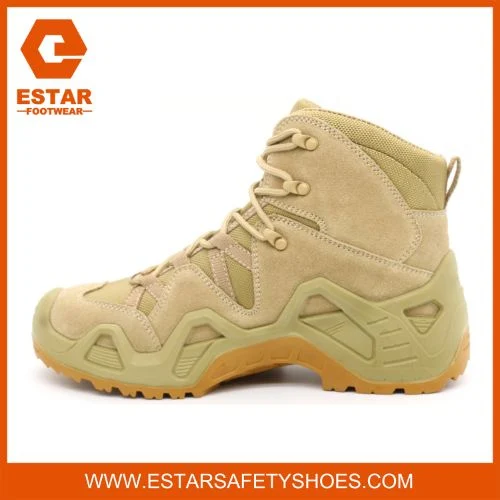 Elastic Sided Impact Absorbing PU Midsole Steel Toe Safety Shoes Sport