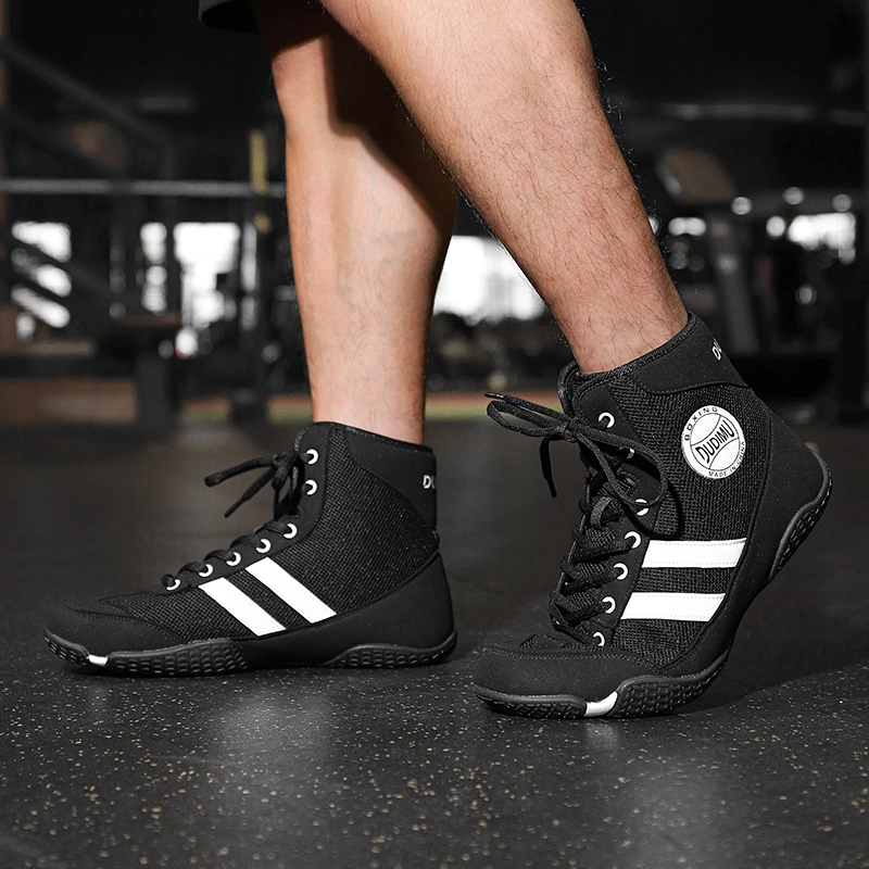 Professional Training Gym Wrestling Boots Boxing Shoes for Men