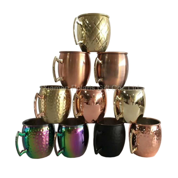 Stainless Steel Copper Barrel Moscow Mule Mug for Vodka