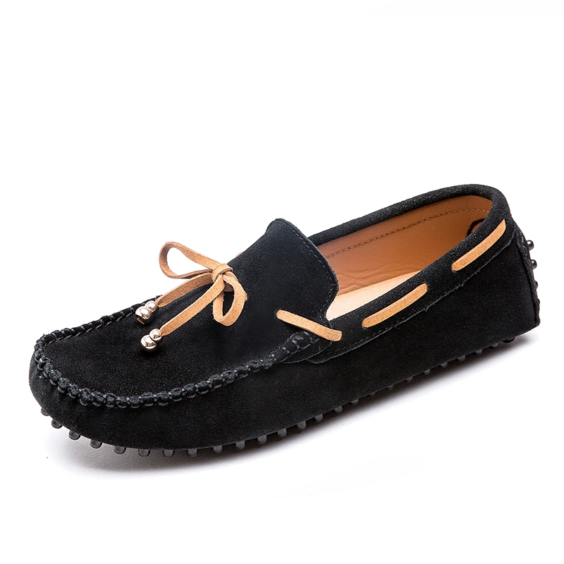 2019 Wholesale Leather Cow Suede Loafer Driving Shoes Moccasins for Men