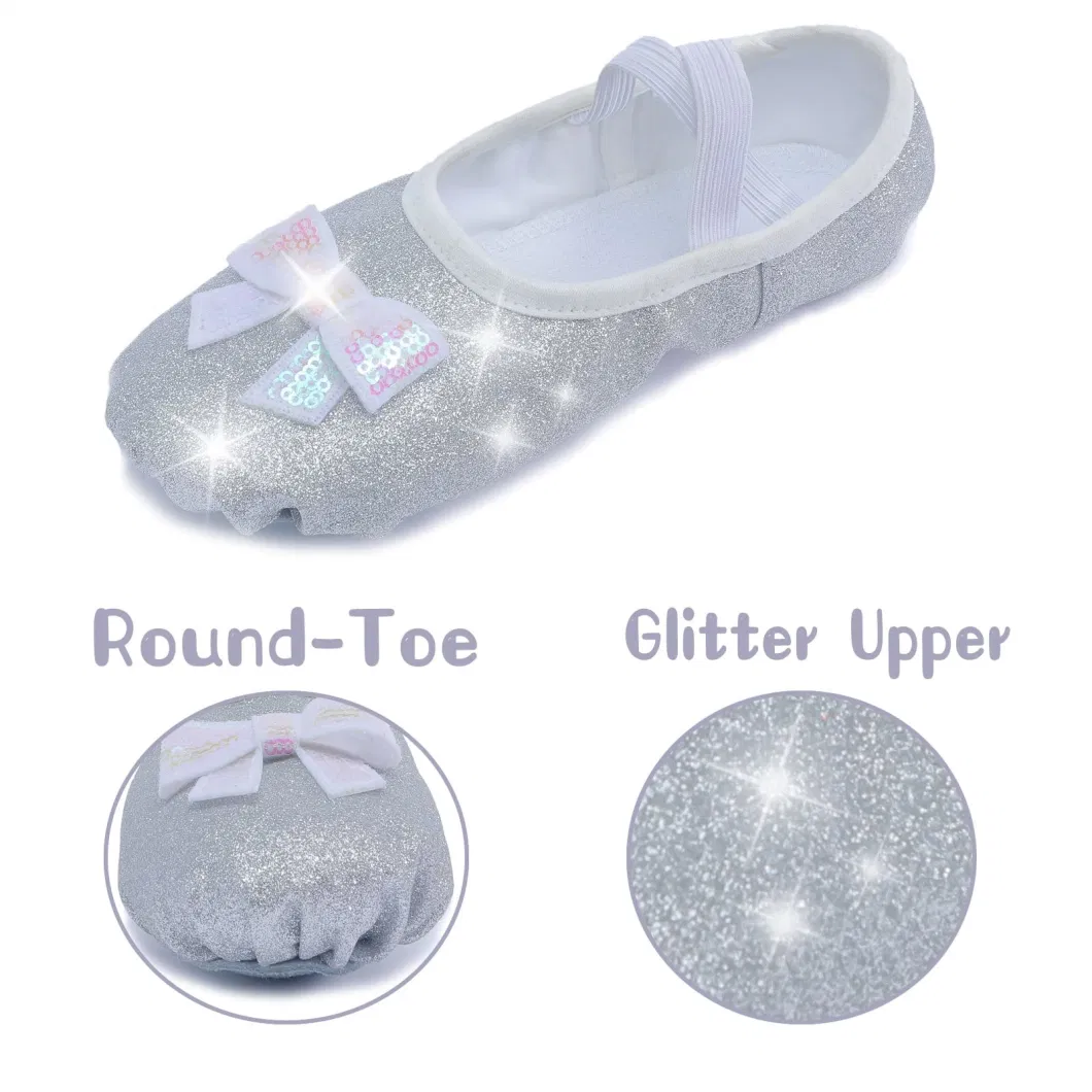 Girls Dance Ballet Shoes Slipper for Dance Gymnastic Practice