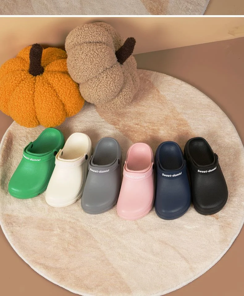 Unisex EVA Slippers Clogs Simple Colorful Garden Shoes