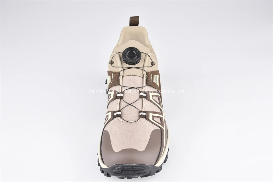 Hot Sale Man Hiking Sneaker Non-Slip Trekking Shoes Automatic Lace-up Waterproof Hiking Shoe