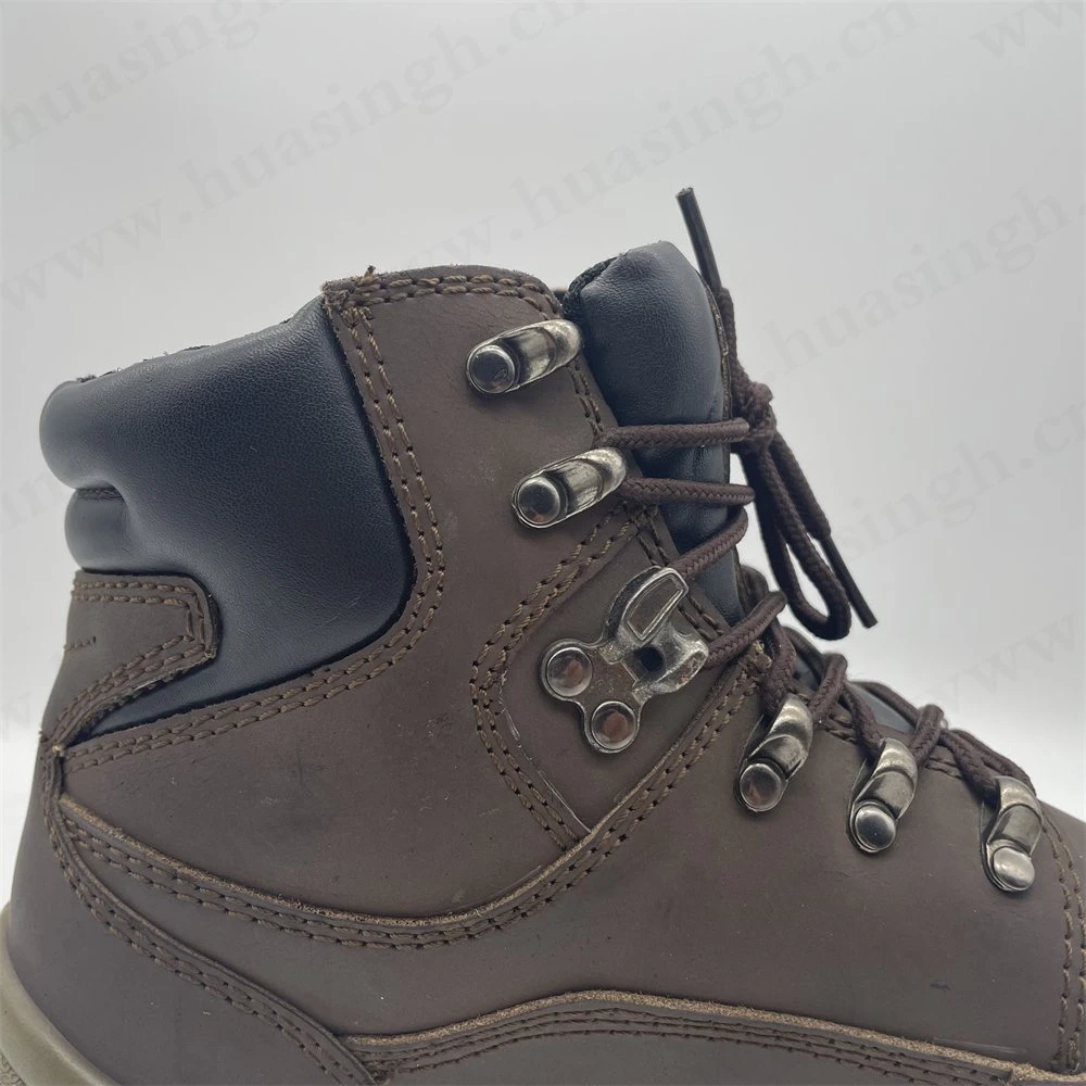 CMH, MID-Cut Metal Clasp Design PU/PU Sole Sport Safety Shoes with Padded Collar HSS009