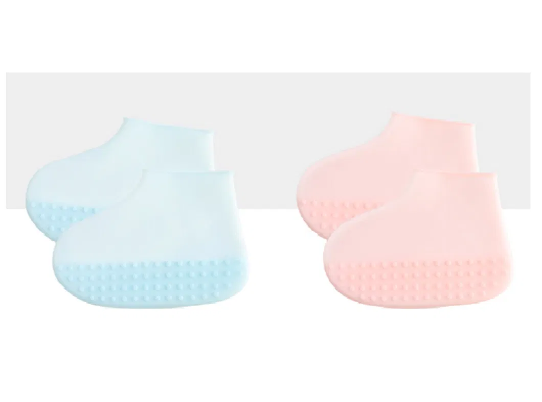 Silicone Rain Shoe Covers, Reusable Shoe Covers Waterproof Anti-Slip Outdoor Shoe Coats for Kids, Women, Men Esg17251