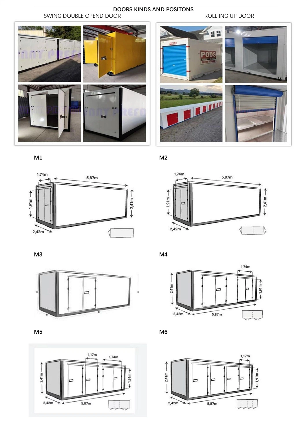 Moving Mule Dolly Kit Container Portable Self Storage Foldable Portable Storage Container Unit