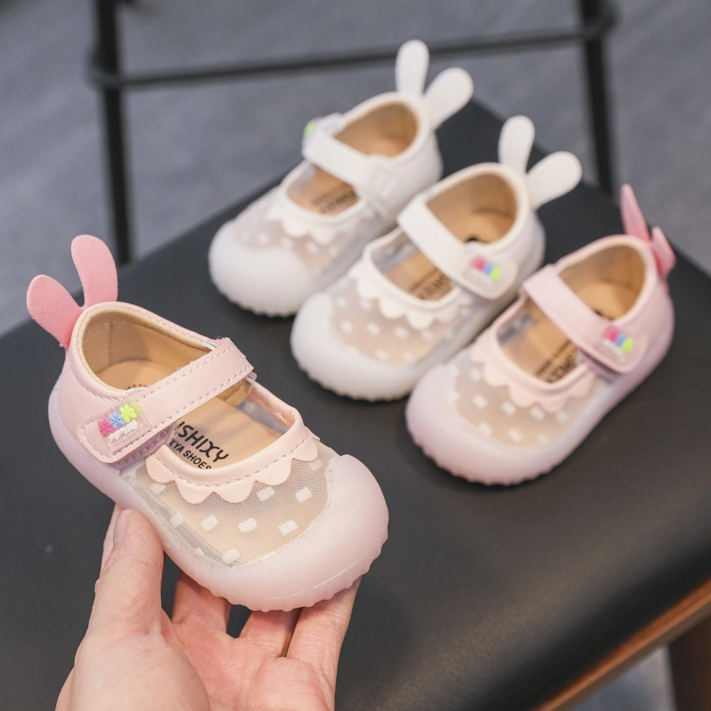 Cute Sandals Baby Girls Shoes 1 to 3 Years Old Baby Princess Soft Soled Breathable Walking Shoes