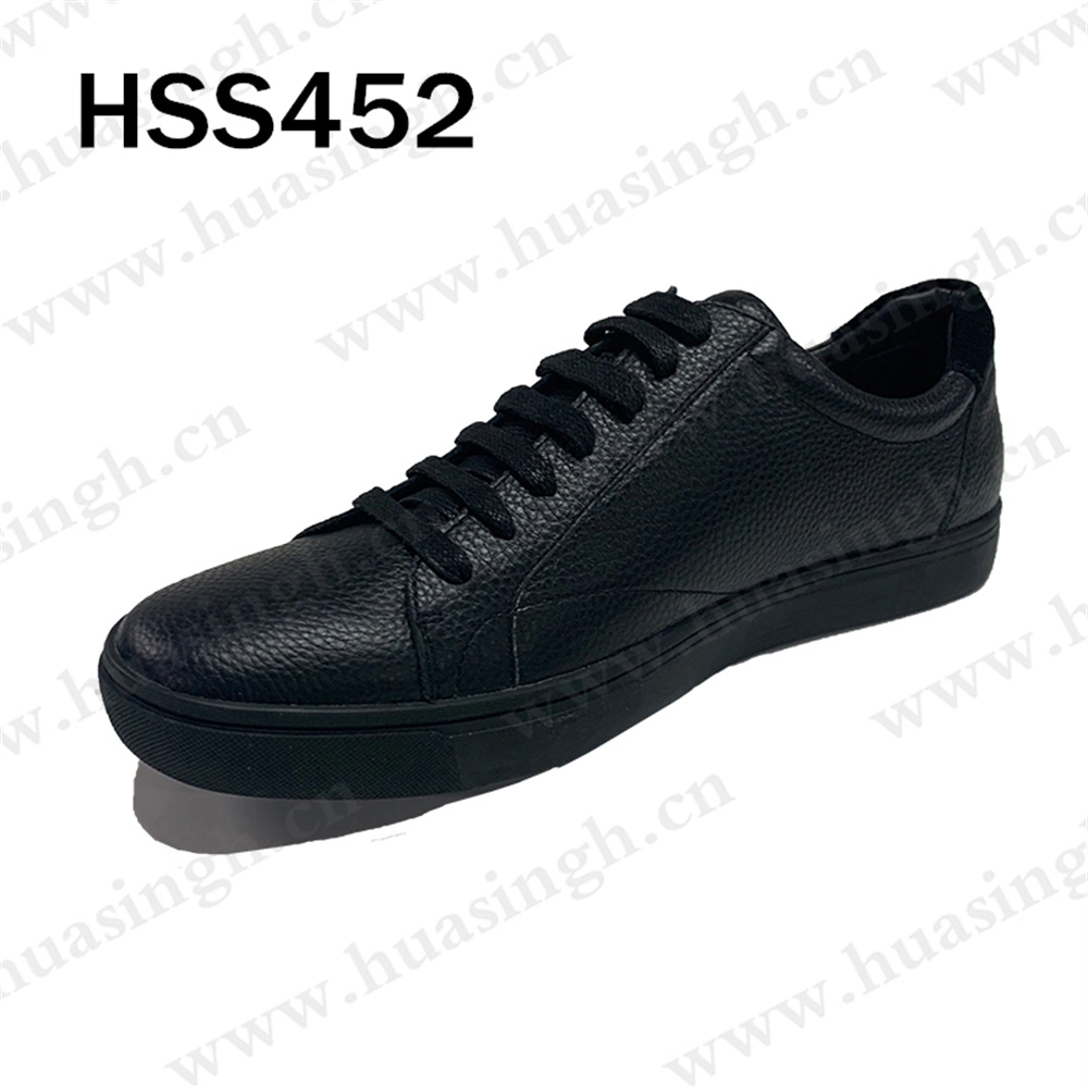 Lxg, Factory Price Abrasion Resistant Rubber Outsole Hiking Shoe Anti-Tear Barton Printed Leather Upper Flat Sport Shoe HSS452