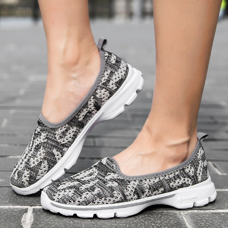 Lady Middle-Aged and Elderly Non-Slip Shock-Absorbing Comfortable Walking Shoes Ex-22r3115