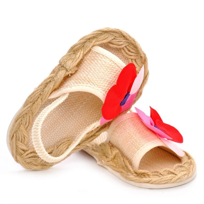 Infant Baby Girls Sandals, Anti-Slip Summer Toddler Flats First Walkers Shoes Esg11652