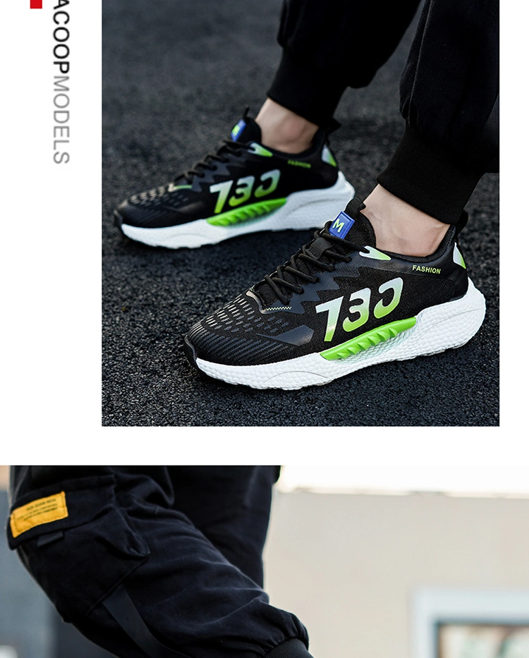 Zonxan Casual Breathable Trendy Shoes Men&prime;s Running Sneakers Summer Light and Cost-Effective Men&prime;s Latest Sports Shoes