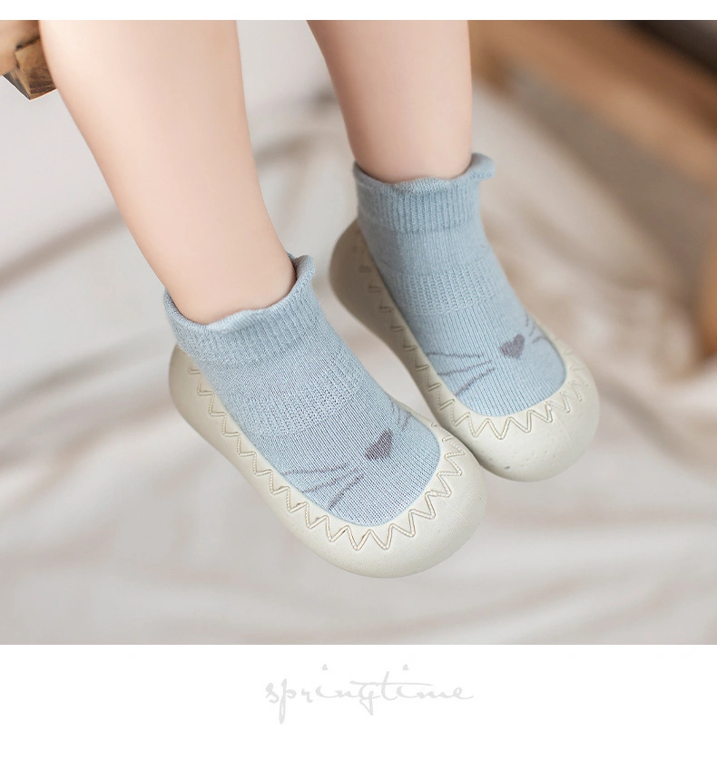 Organic Cotton Colourful Softy Comfortable Sock Shoes Toddler Baby Booties Moccasins